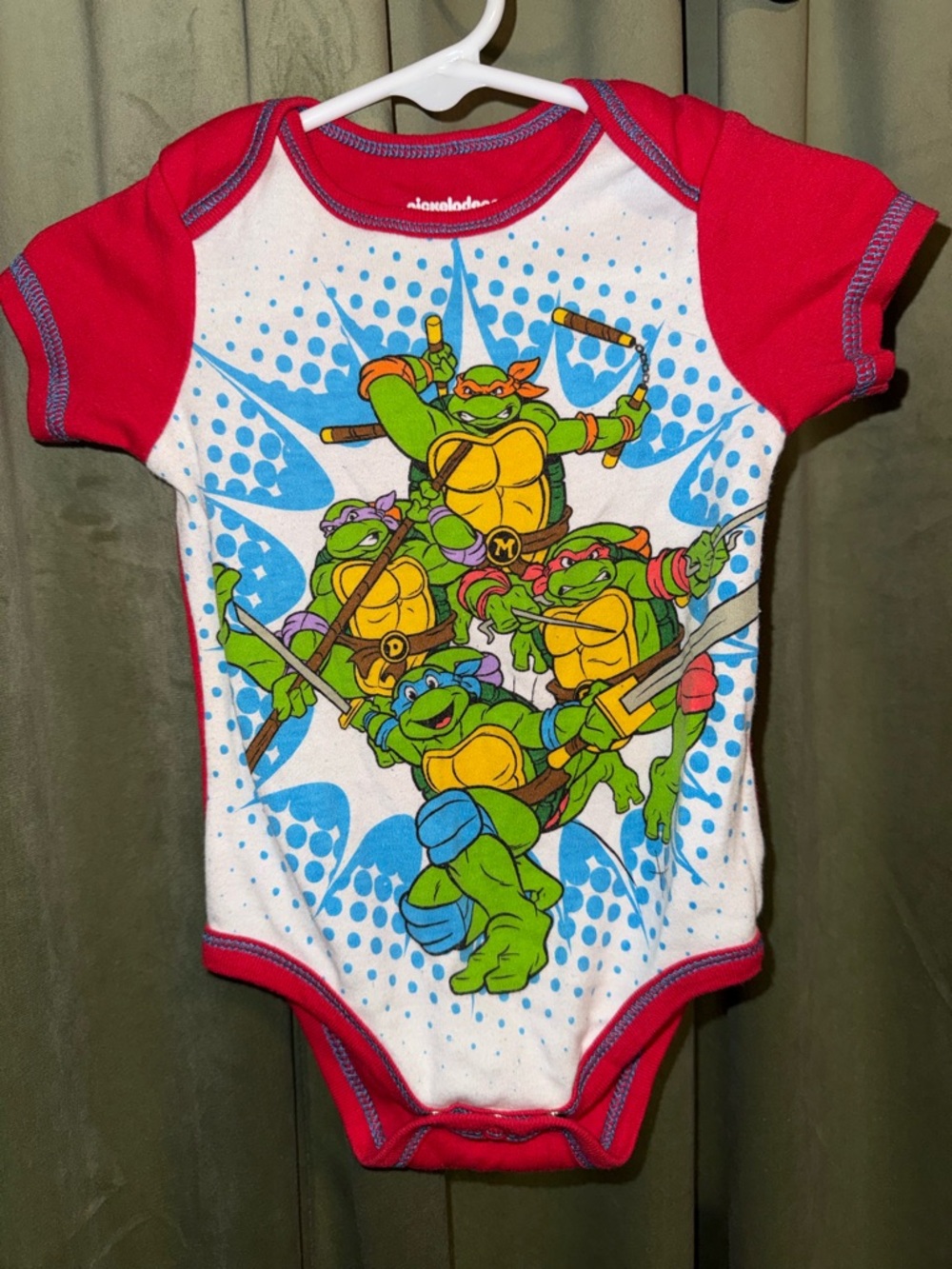 2014 Nickelodeon Teenage Mutant Ninja Turtles Onesie